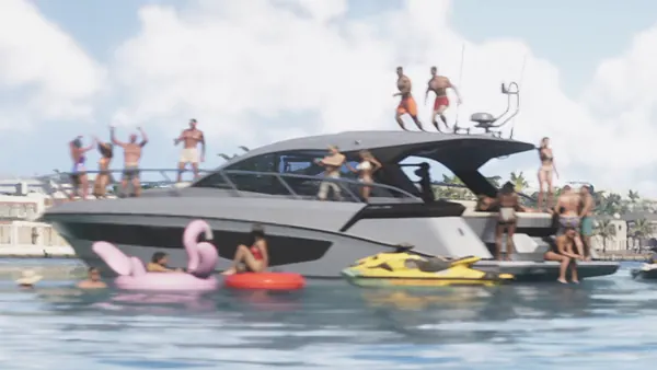 Azimut Atlantis 45-inspired yacht