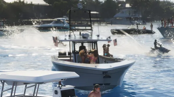 Contender 39ST-inspired boat