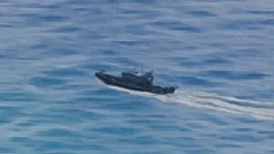 Defender class-inspired boat
