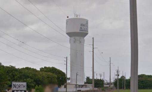 Homestead Water Tower, real life