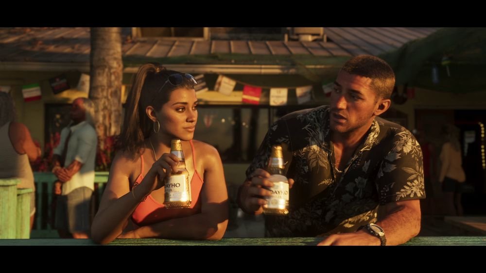 Lucia and Jason drinking beer, Trailer 2