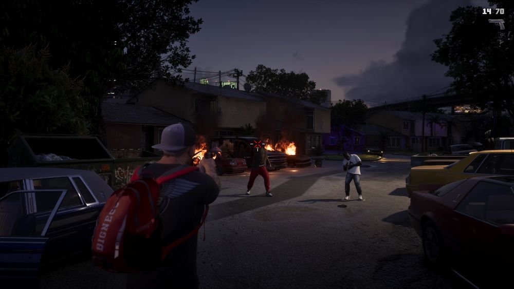 Gunfight in a Parking Lot.. in Crosstown, An Extended Look