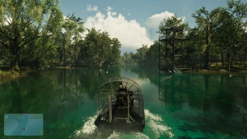 Airboat in Emerald Springs, An Extended Look